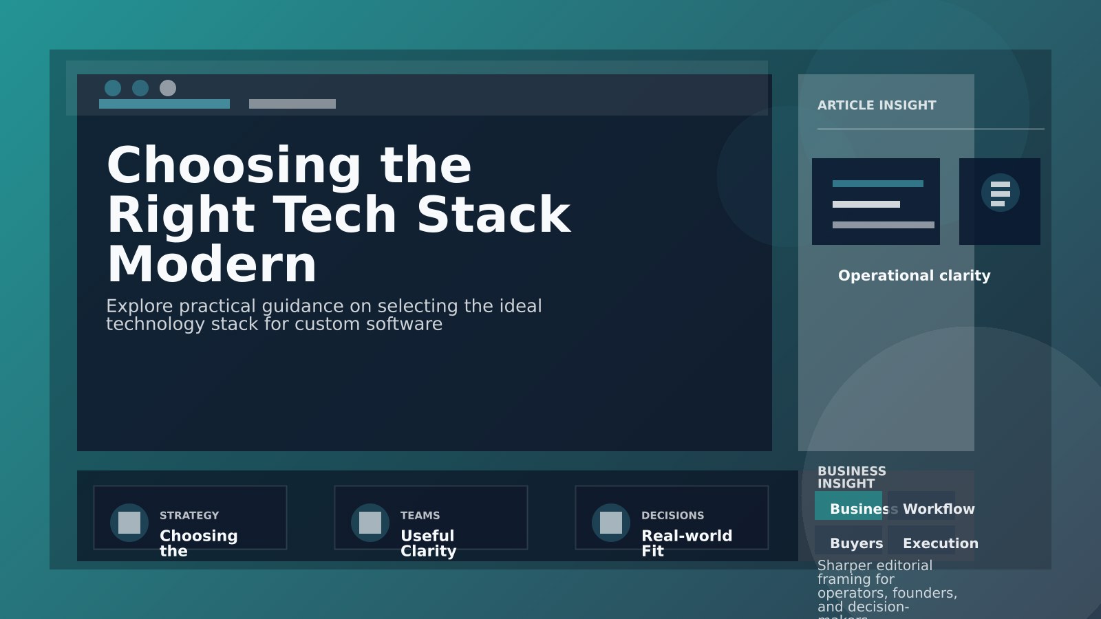Choosing the Right Tech Stack for Modern Indian MSME Software Development