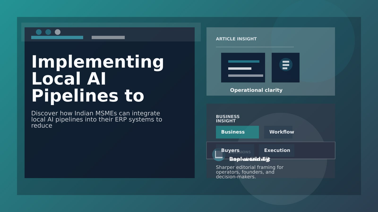 How Indian MSMEs Can Cut Costs and Boost Data Security with Local AI Pipelines in ERP