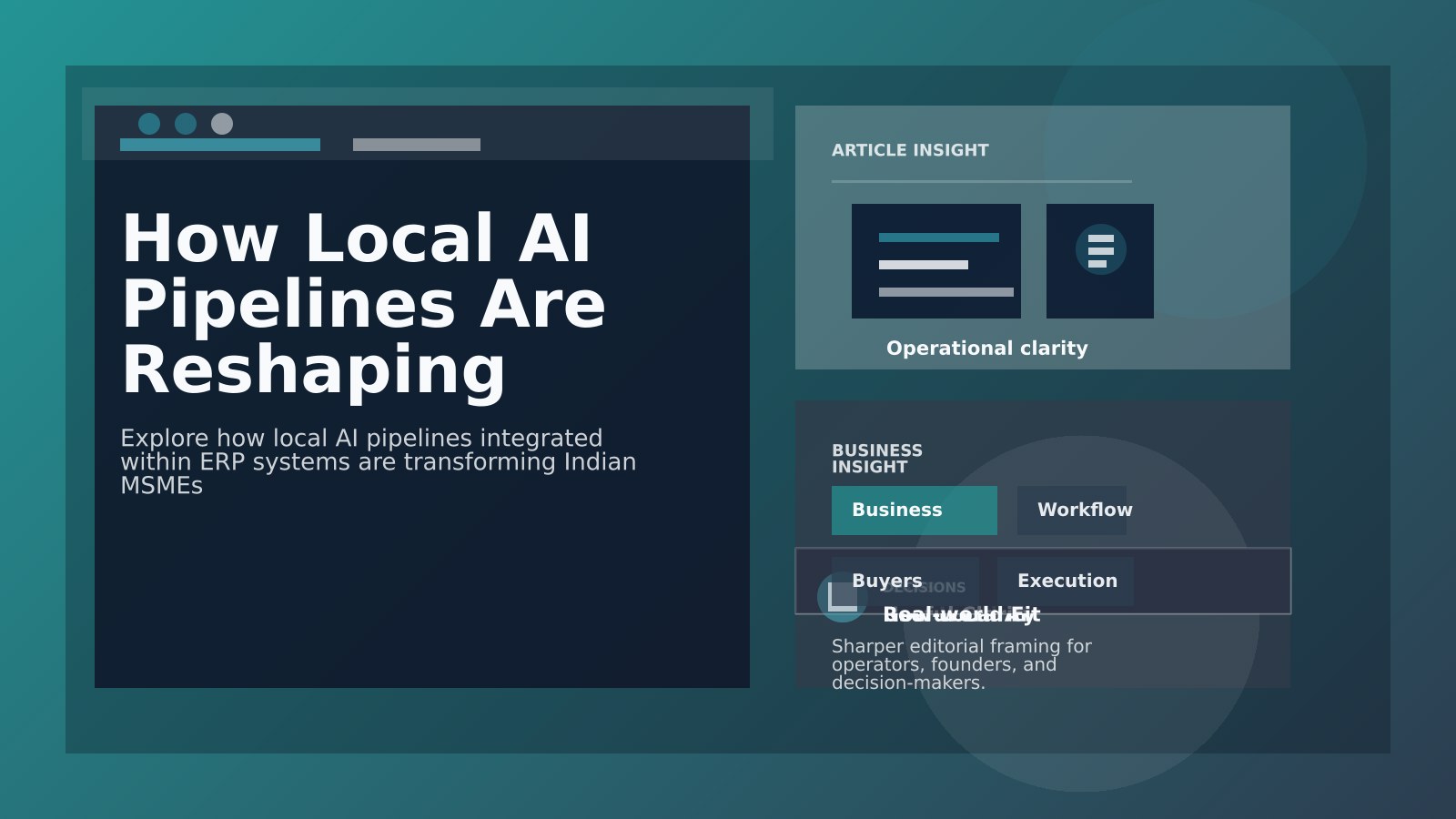 Local AI Pipelines: A Practical Edge for ERP Automation in Indian MSMEs