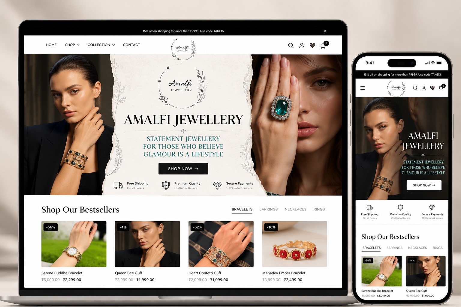 Amalfi Jewellery – Shopify